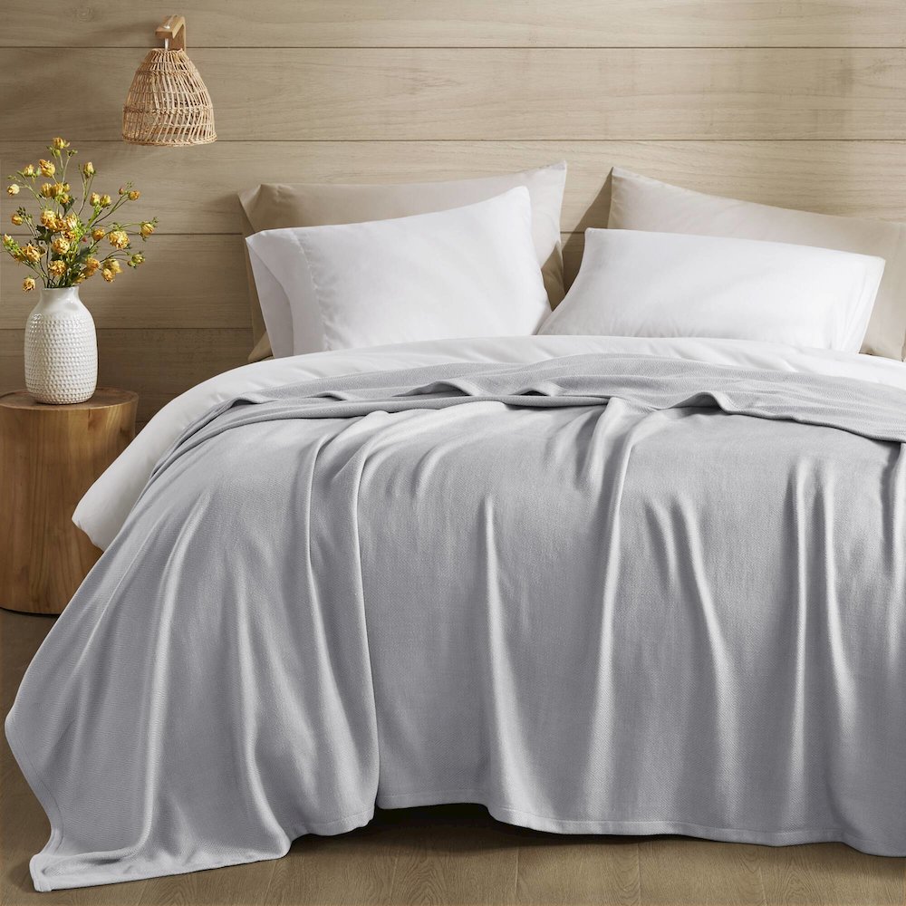 Bamboo Cotton Rayon from Bamboo Cotton Blanket, Grey color