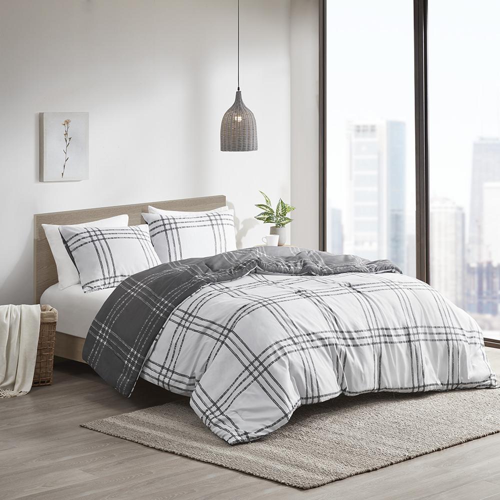 Plaid Reversible Comforter Set