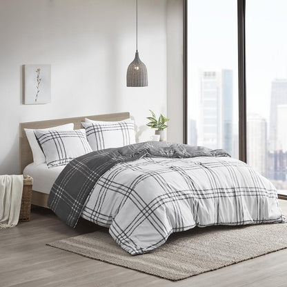 Plaid Reversible Comforter Set