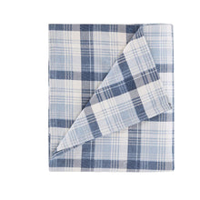 Flannel Sheet Set, Blue Plaid color