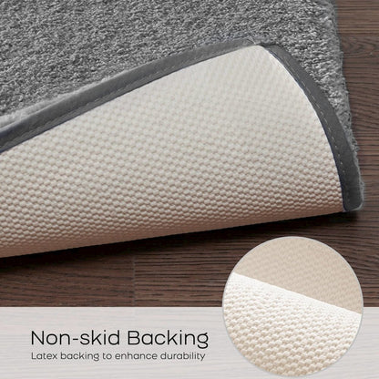 Marshmallow Bath Rug, Grey color