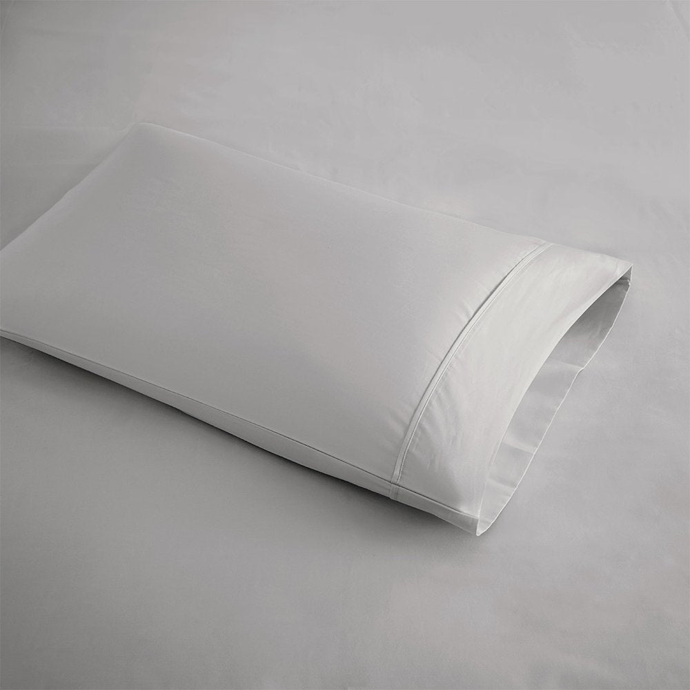 600 Thread Count Cooling Cotton Blend 4 PC Sheet Set, Grey color