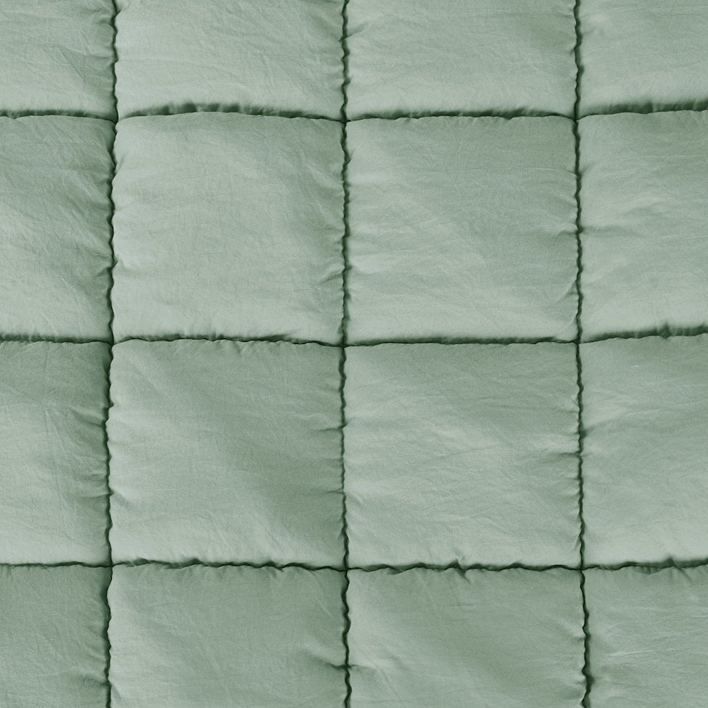 Dream Puff Down Alternative Comforter Set in Sage Color