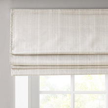 Ivory Basketweave Cordless Roman Shade, Belen Kox