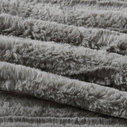 Arctic Fur Down Alternative Comforter Mini Set, Grey color