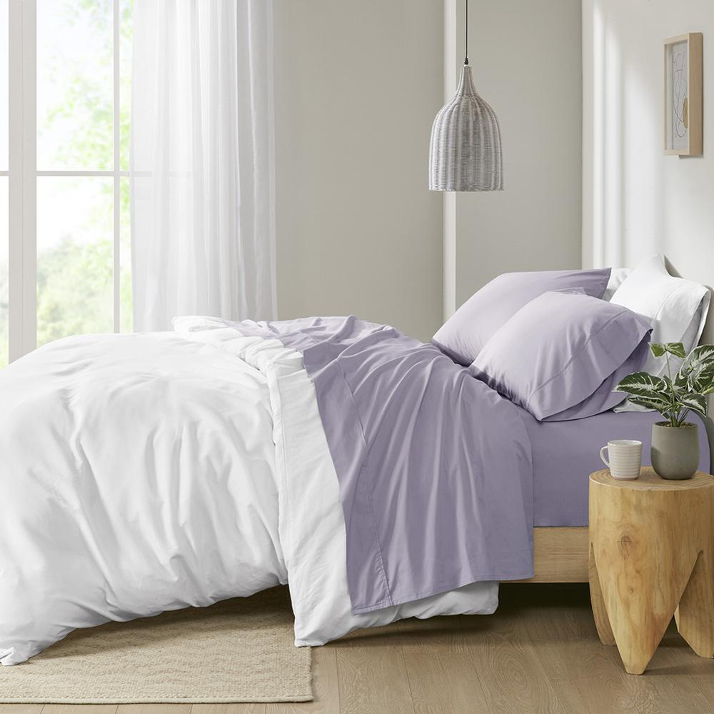 200 Thread Count Relaxed Cotton Percale Sheet Set