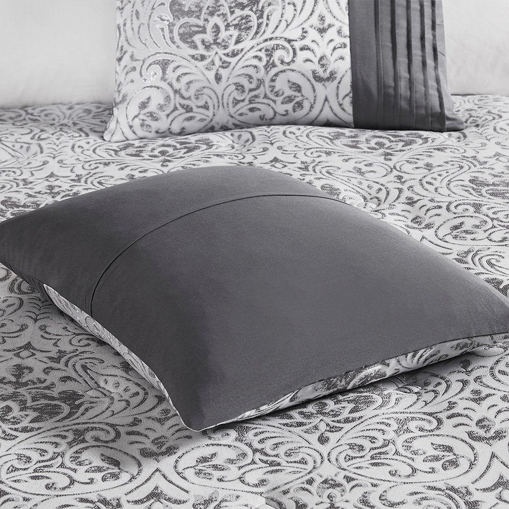 12 Piece Jacquard Comforter Set with Bed Sheets