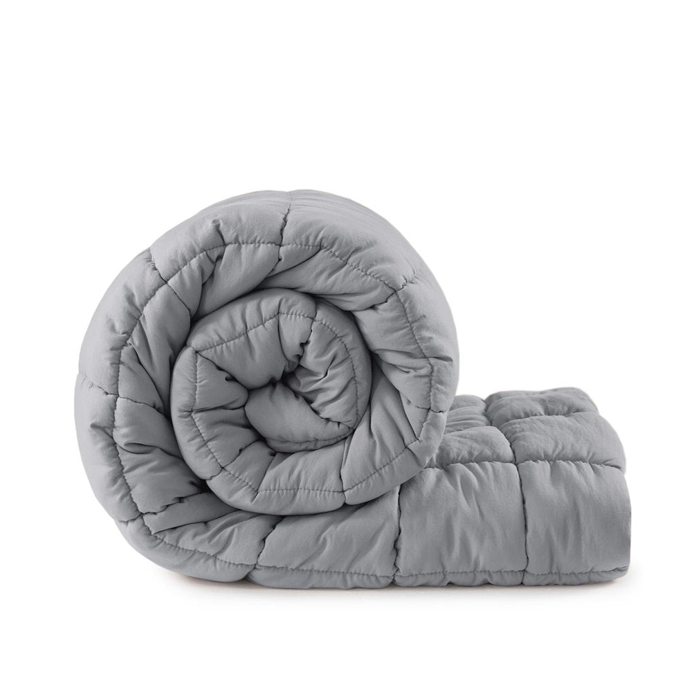 Dream Puff Down Alternative Comforter Set in Grey Color