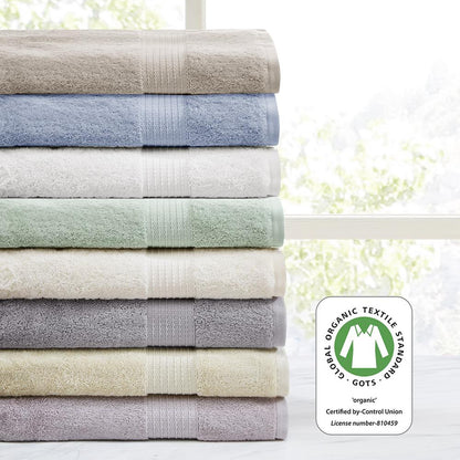 Organic Seafoam 6-Piece Towel Set, Belen Kox
