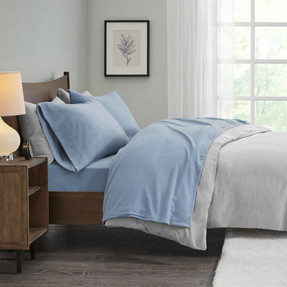 100% Polyester Knitted Micro Fleece Solid Sheet Set,SHET20-745