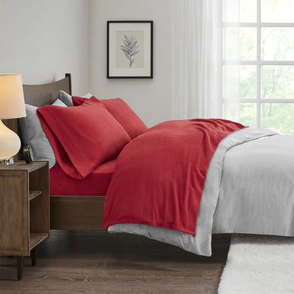 100% Polyester Knitted Micro Fleece Solid Sheet Set,SHET20-534