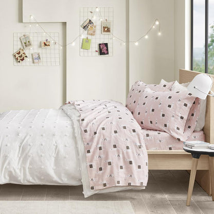 Cotton Flannel Printed Sheet Set