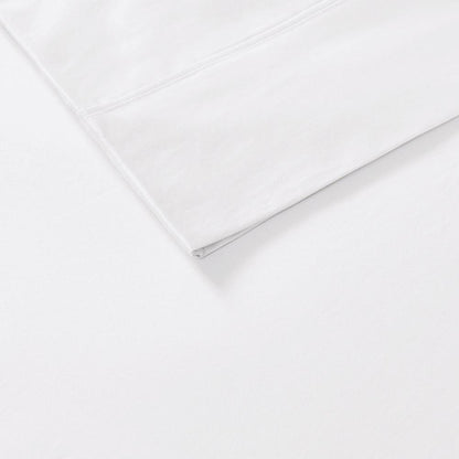 800 Thread Count Cotton Blend Sateen Sheet Set, White color