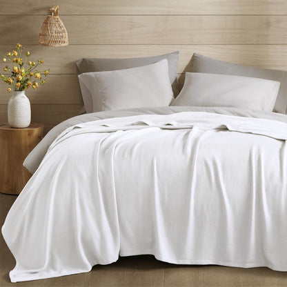 Bamboo Cotton Rayon from Bamboo Cotton Blanket, White color