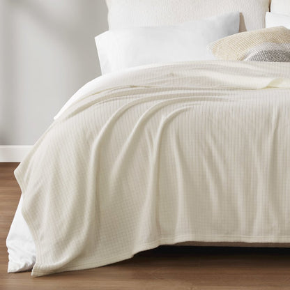 Microfleece Blanket in Taupe Color