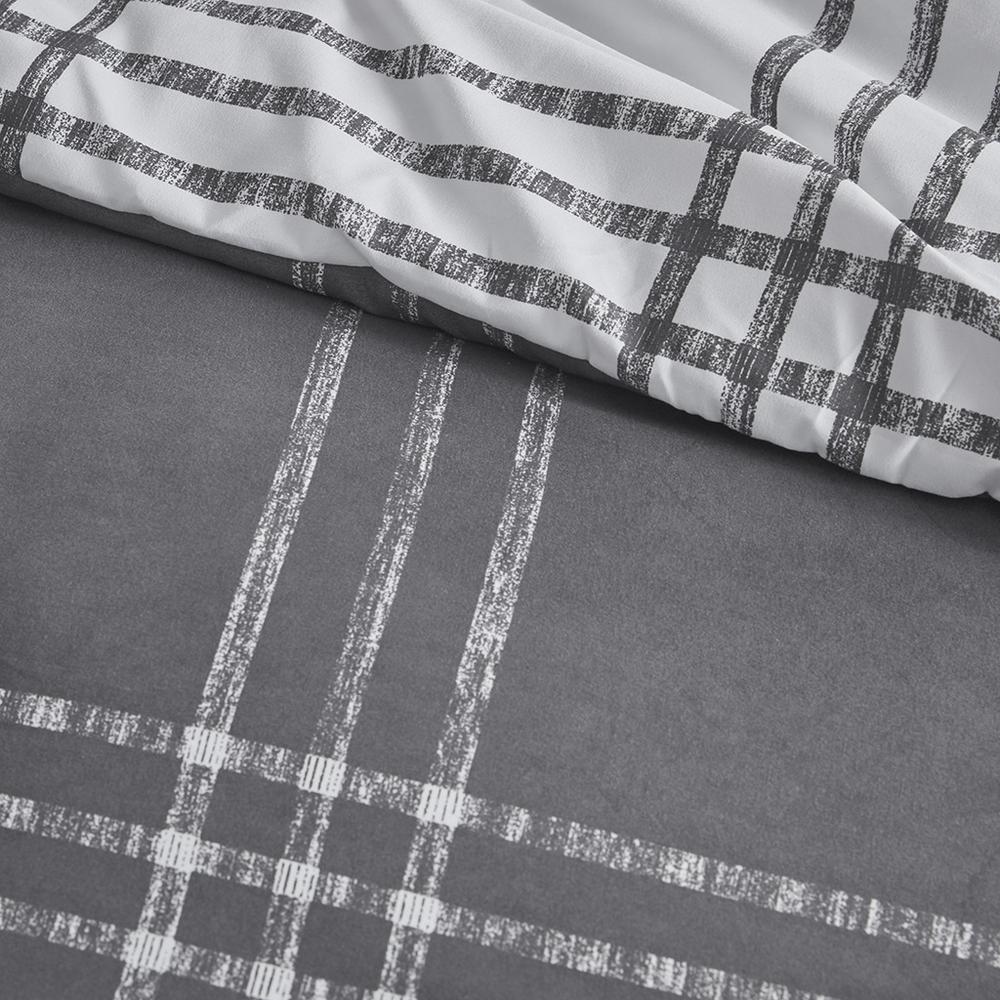 Plaid Reversible Comforter Set