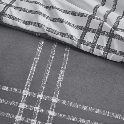 Plaid Reversible Comforter Set