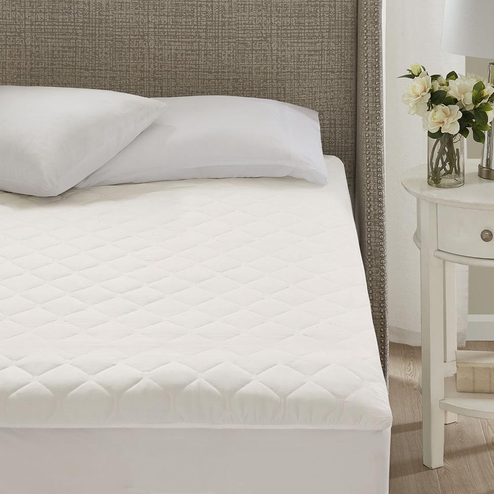 Cotton Deep Pocket Heated Mattress Pad-20 Heat Settings