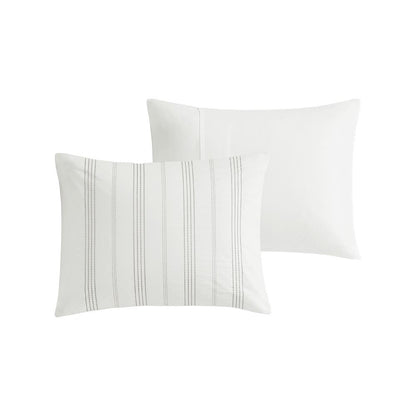 6 Piece Cotton Jacquard Oversized Comforter Set