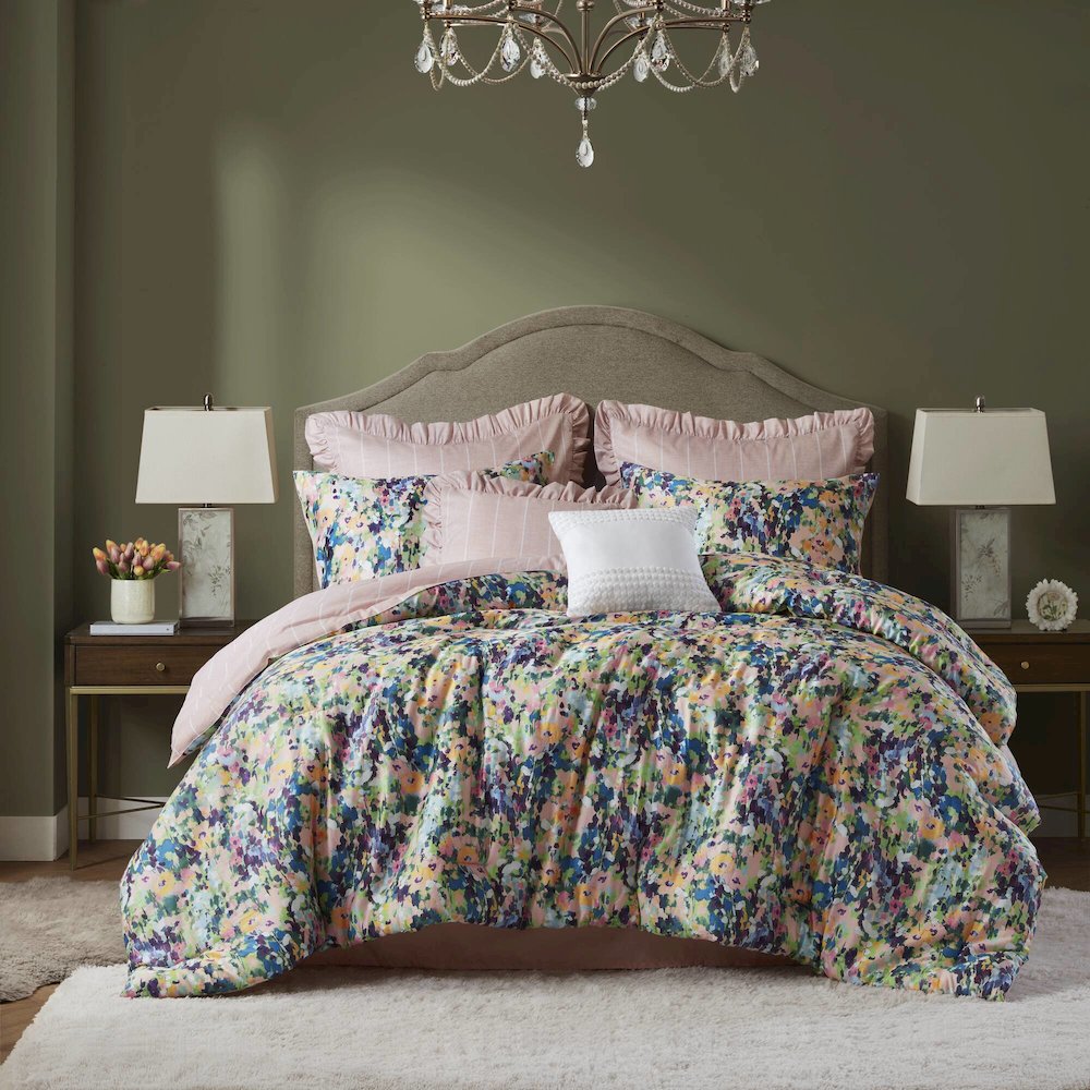 Ophelia 8PCS Comforter Set, Multi color