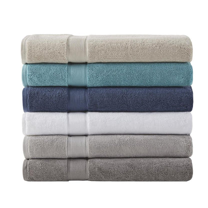 100% Cotton Bath Sheet Antimicrobial 2 Piece Set