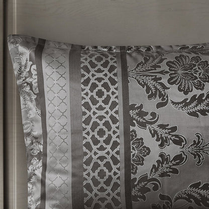 7 Piece Jacquard Comforter Set