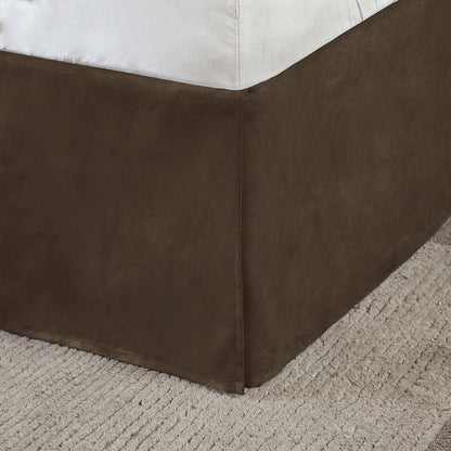 7 Piece Faux Suede Comforter Set