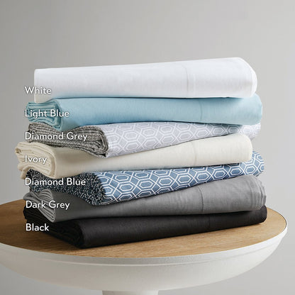 Cotton 144TC 100% Cotton Solid Sheet Set, Black color