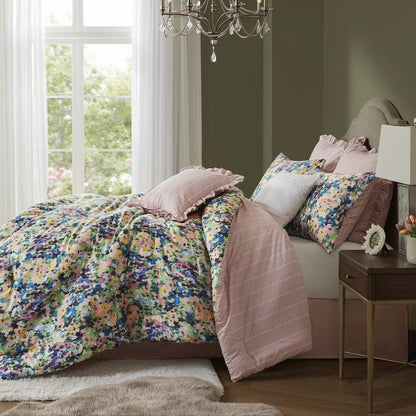 Ophelia 8PCS Comforter Set, Multi color