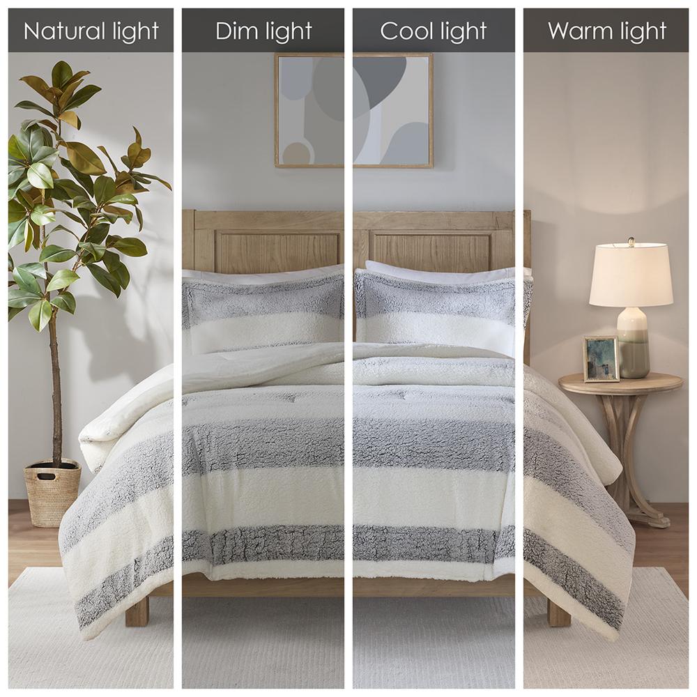 Sherpa Comforter Set