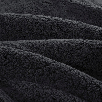 Crushed Velvet Sherpa Reversible Comforter Set