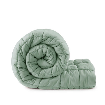 Dream Puff Down Alternative Comforter Set in Sage Color