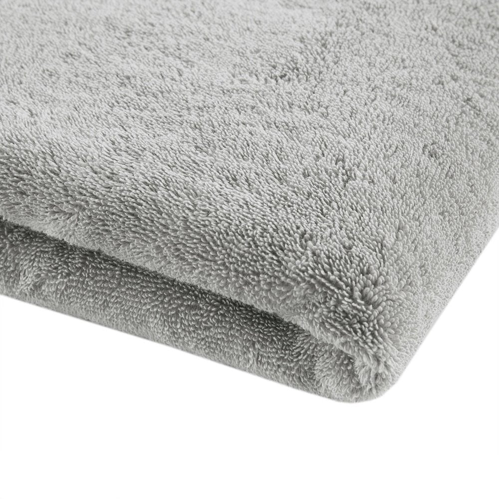 100% Cotton Bath Sheet 2 Piece Set in Grey Color