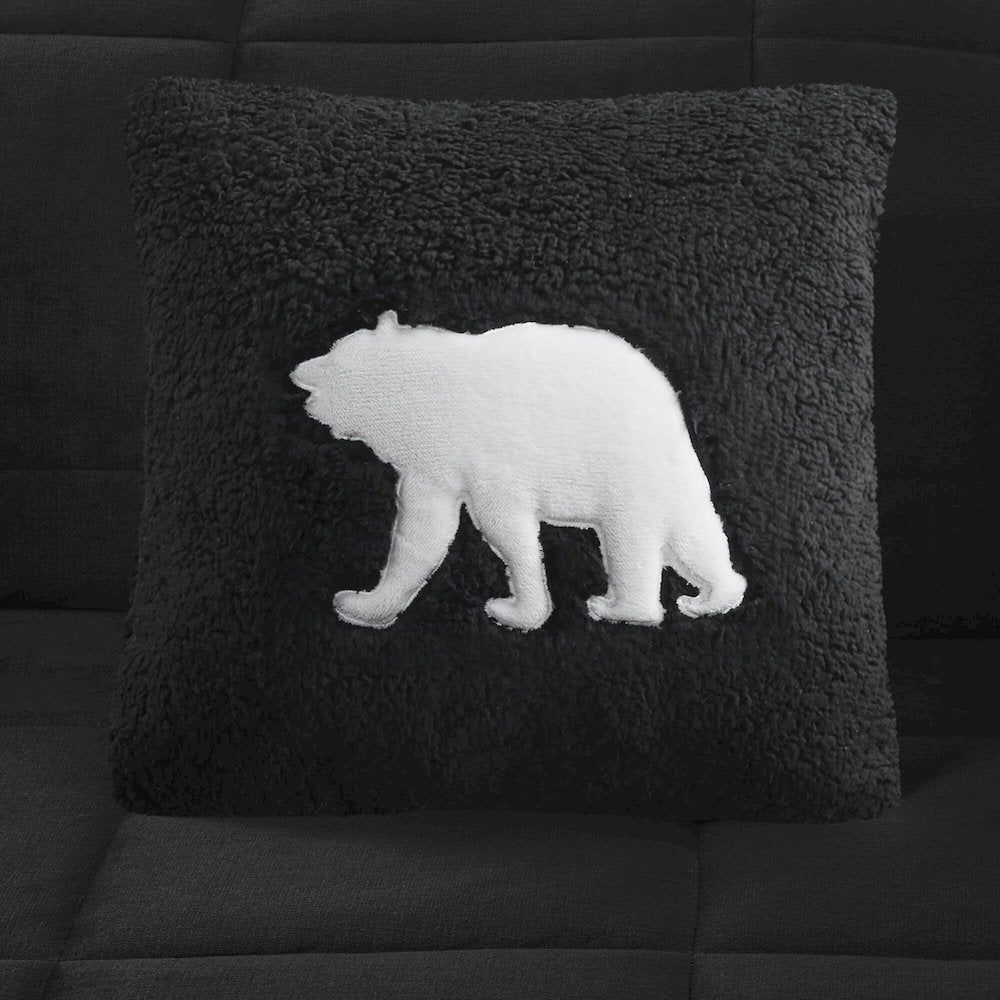 Plush to Sherpa Down Alternative Comforter Set