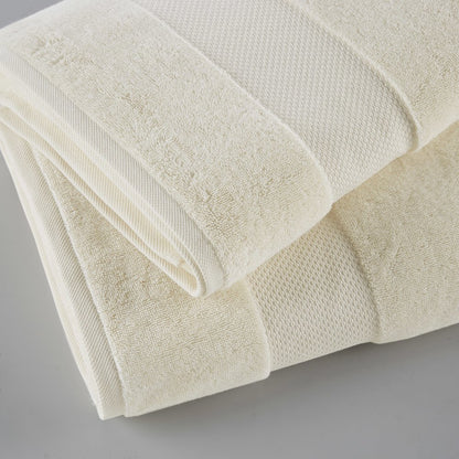 100% Cotton Bath Sheet 2 Piece Set in Natural Color