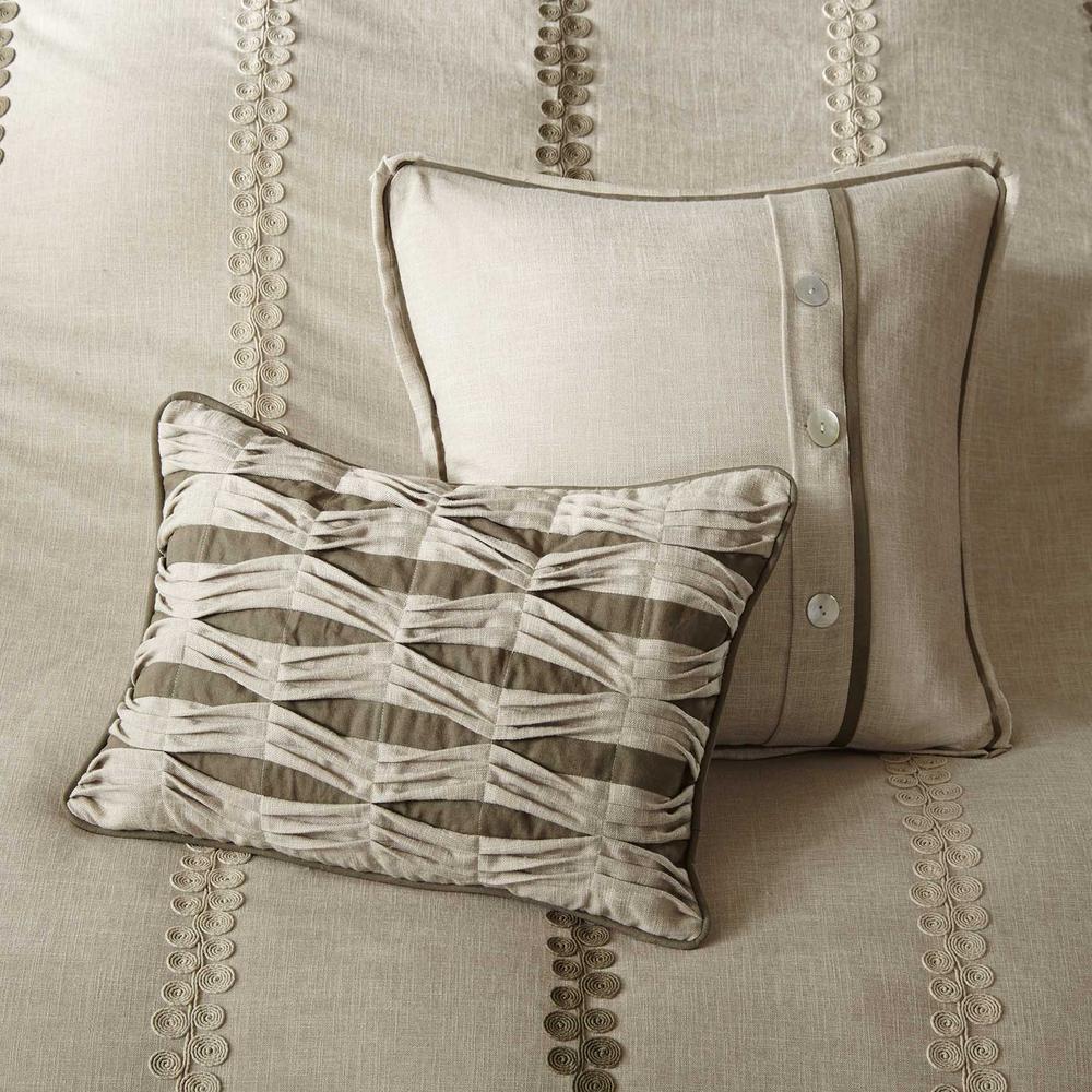 Chateau Comforter Set, Linen color