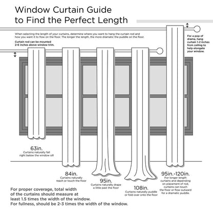 Fretwork Print Grommet Top Window Curtain Panel