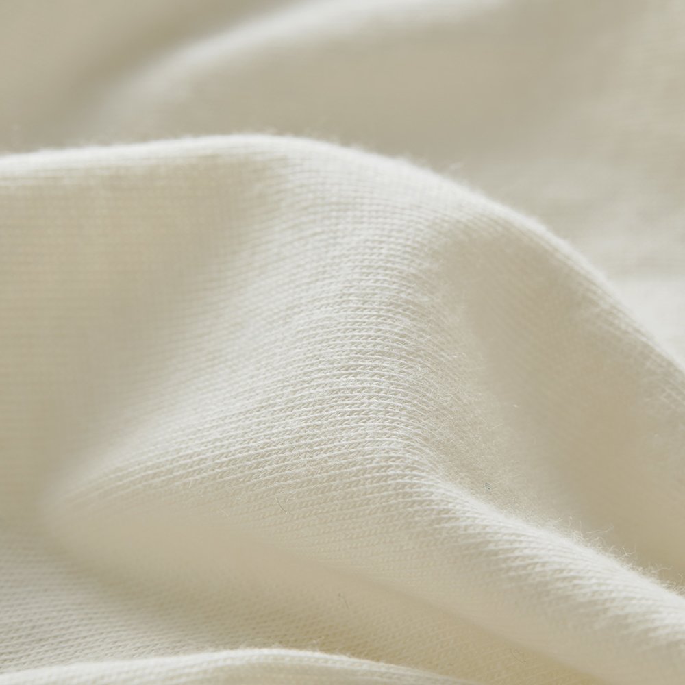 Cotton Blend Jersey Knit All Season Sheet Set, Cream color