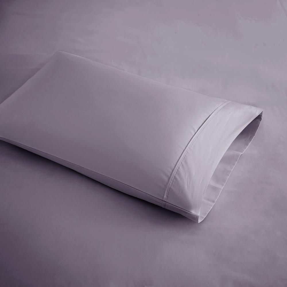 600 Thread Count Cooling Cotton Blend 4 PC Sheet Set, Purple color