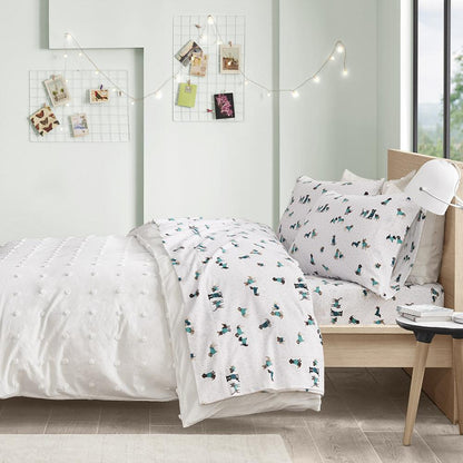 Cotton Flannel Printed Sheet Set