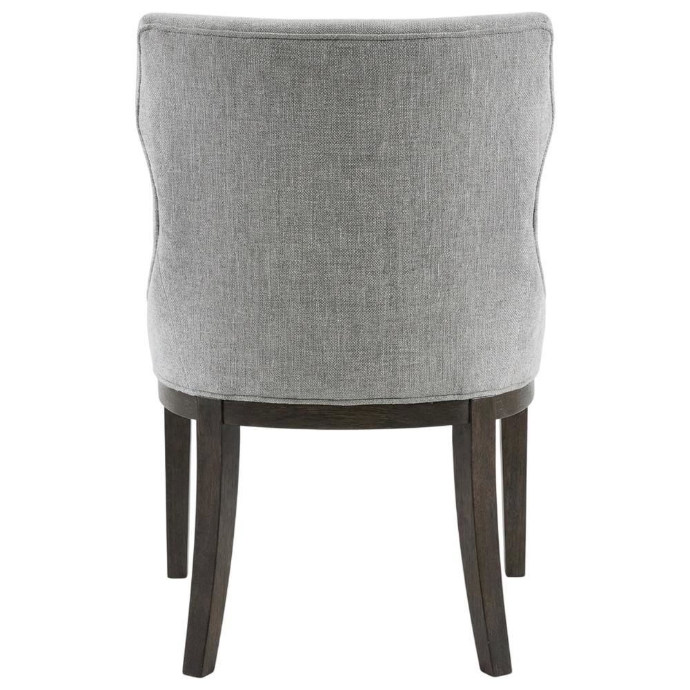 Mist Grey Dining Side Chairs with Contemporary Design and Comfort, Set of 2