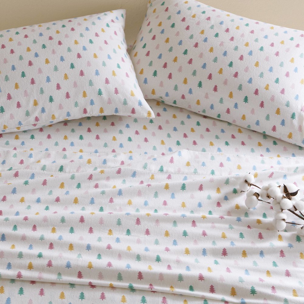 100% Cotton Flannel Pigment Printed Sheet Set