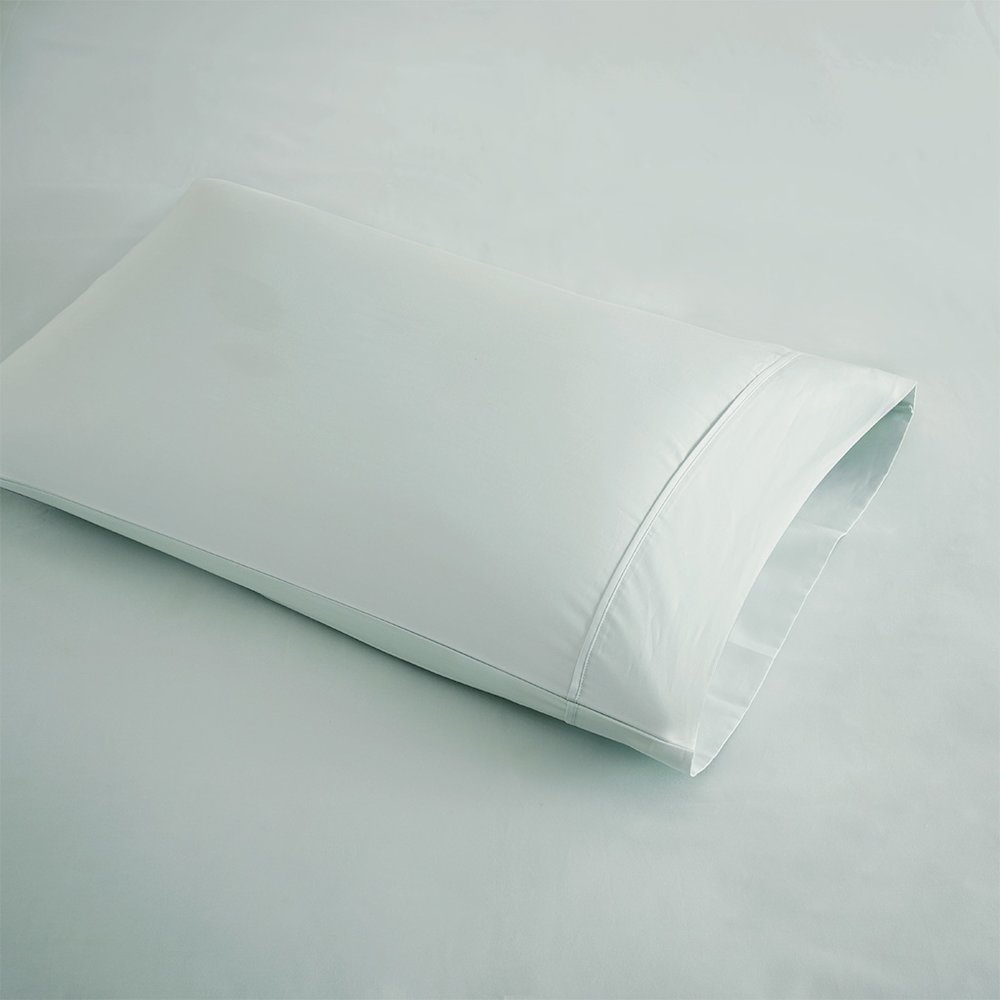 600 Thread Count Cooling Cotton Blend 4 PC Sheet Set, Seafoam color