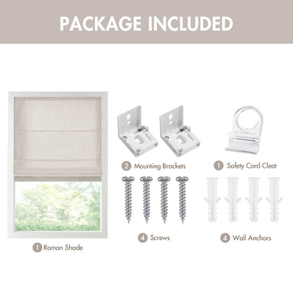 Mira Cordless Roman Shade