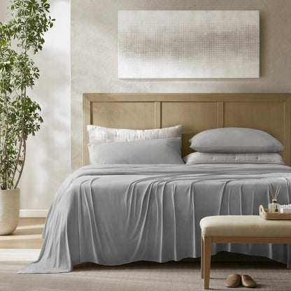 Stretch Jersey Sheet Set, Grey color