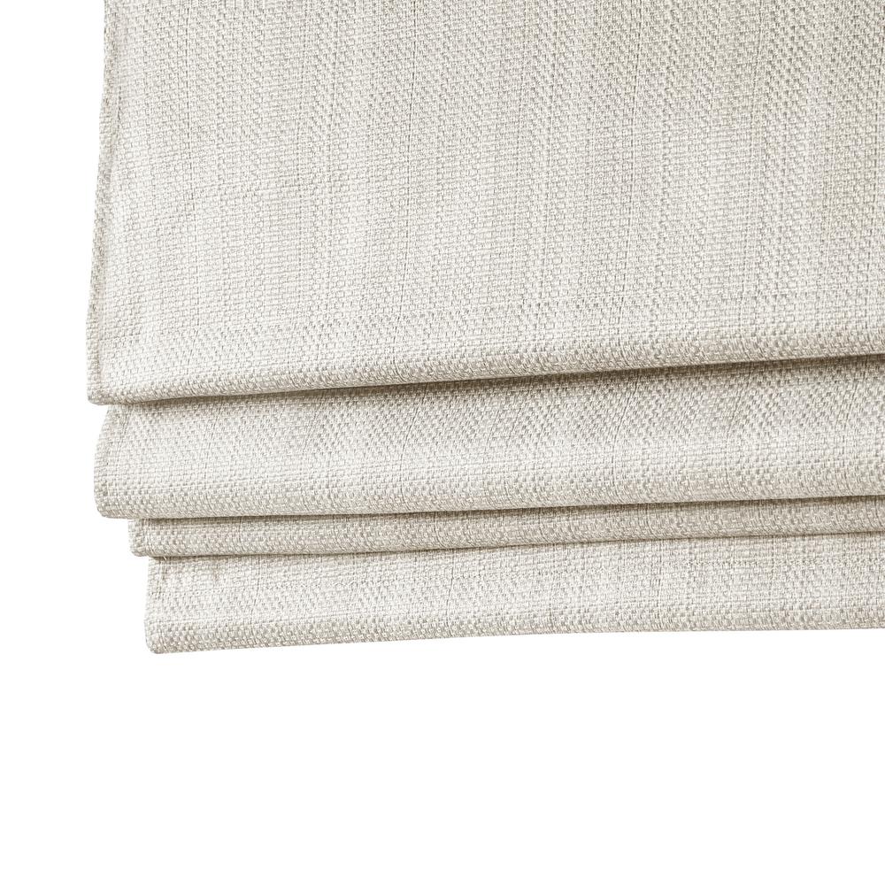Basketweave Room Darkening Cordless Roman Shade