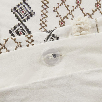 Imani Geometric Print Cotton Duvet Cover Set, Belen Kox