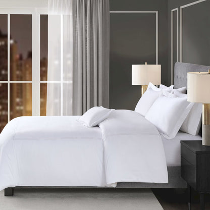 100% Cotton Sateen Embroidered Duvet Cover Set