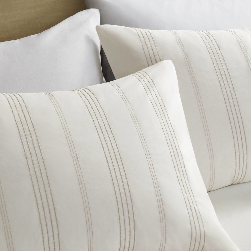 Morgan 6 Piece Cotton Jacquard Oversized Comforter Set