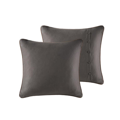 Bitter Creek Oversized Comforter Set, Grey/Brown color